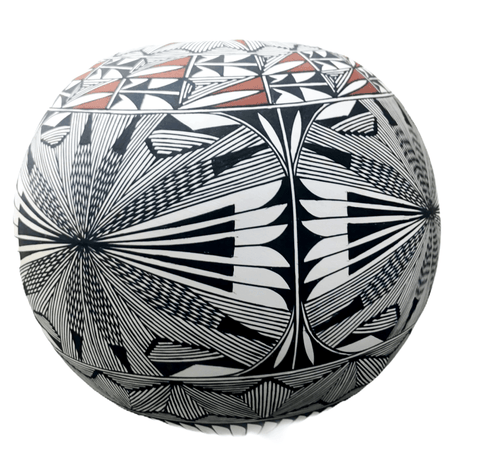 Image of Sold Acoma Fine Line Seed Pot