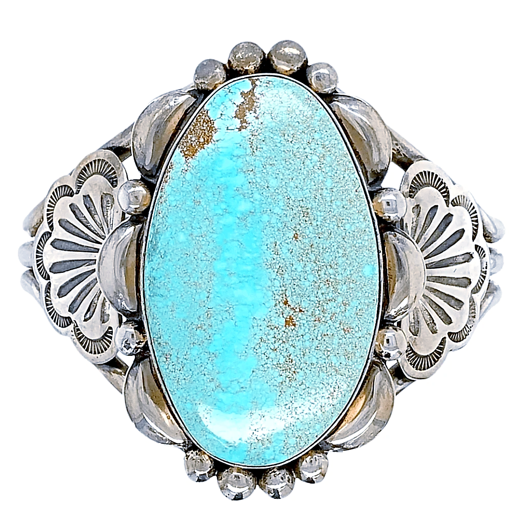 Mary Ann cheapest Spencer Sterling Silver Sonora Gold Turquoise Oval Unisex Pendant