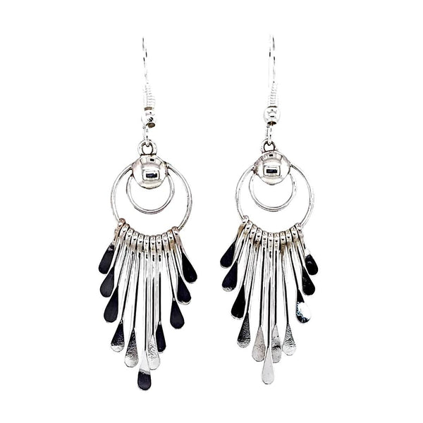 Sterling silver chandelier earrings discount