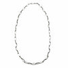 Native American Necklaces - 24 Inch Navajo Handmade Sterling Silver Chain Necklace - Native American