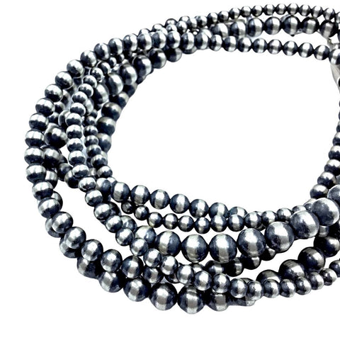 Image of Native American Necklaces & Pendants - Three Strand Navajo Pearls Necklace - 22 Inch - Native American