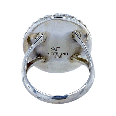 Image of Native American Ring - Navajo Oval Duchess Ring - Samson Edsitty