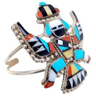 Zuni Turquoise Pin at Wind River Trading Santa Fe, New Mexico