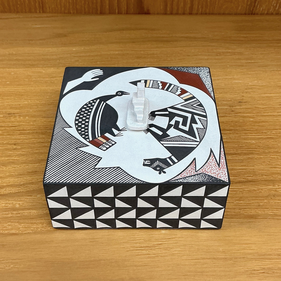 Unique Acoma Seed Pot Box Charmae Natseway