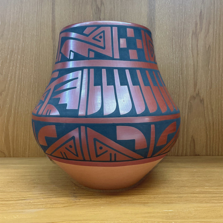 Red Clay San Ildenfonso Pot by Erik Fender