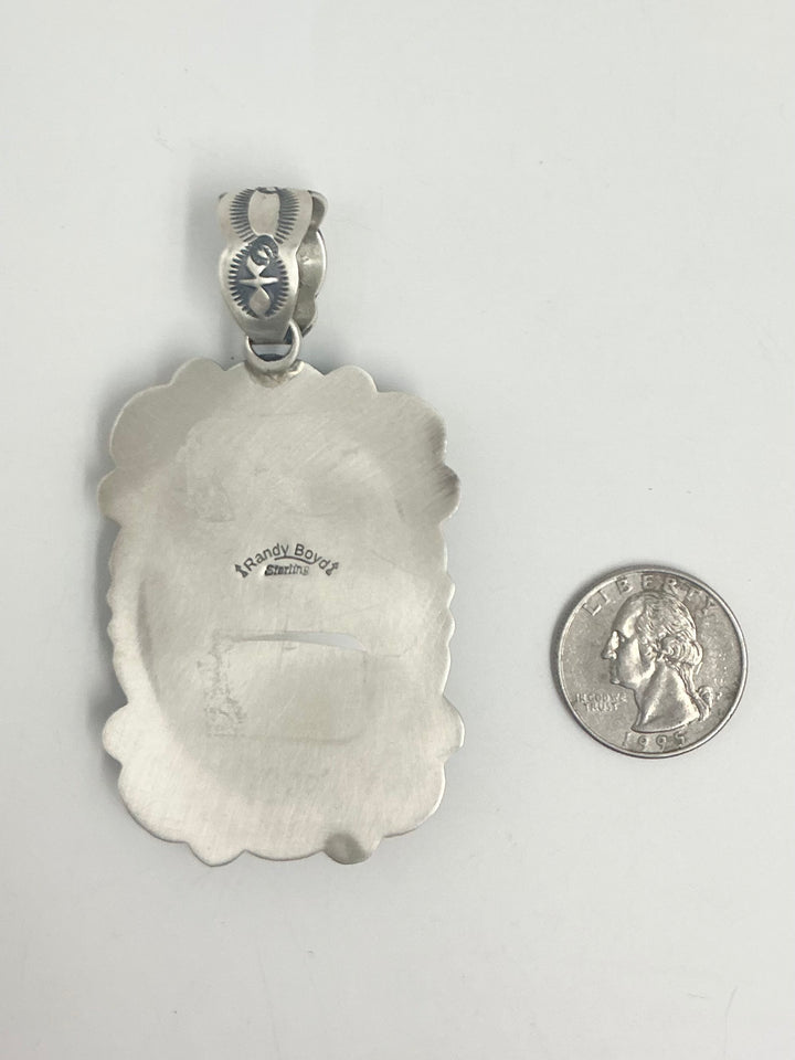 Navajo Kingman Turquoise Pendant
