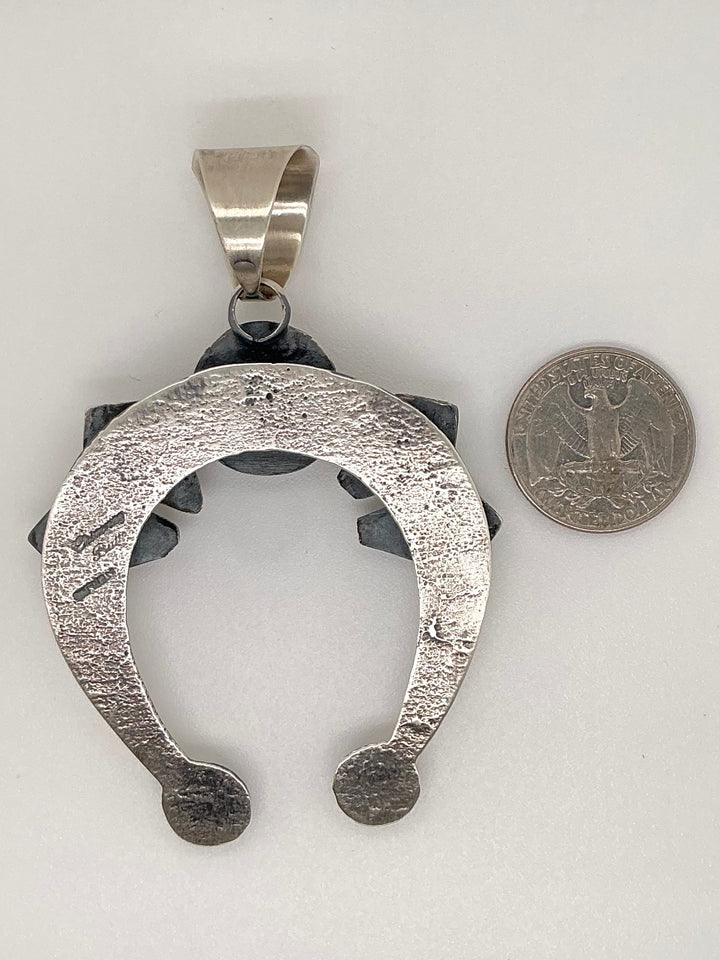 Navajo Silver Naja Pendant