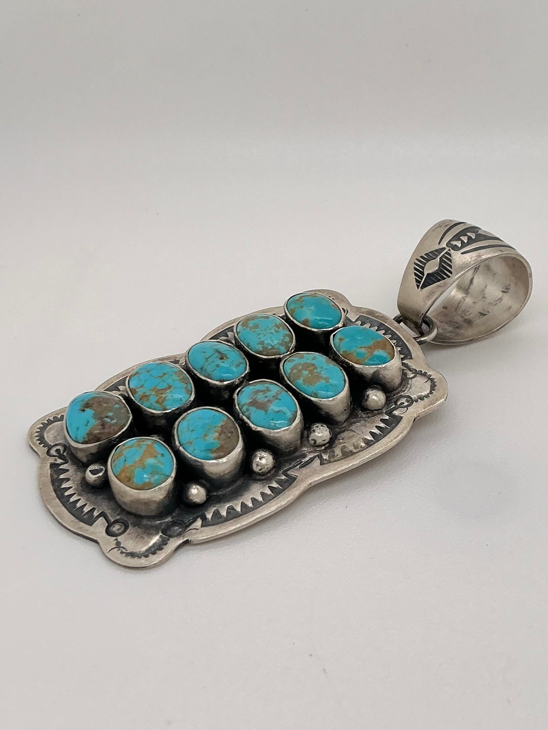 Navajo Kingman Rectangle Pendant