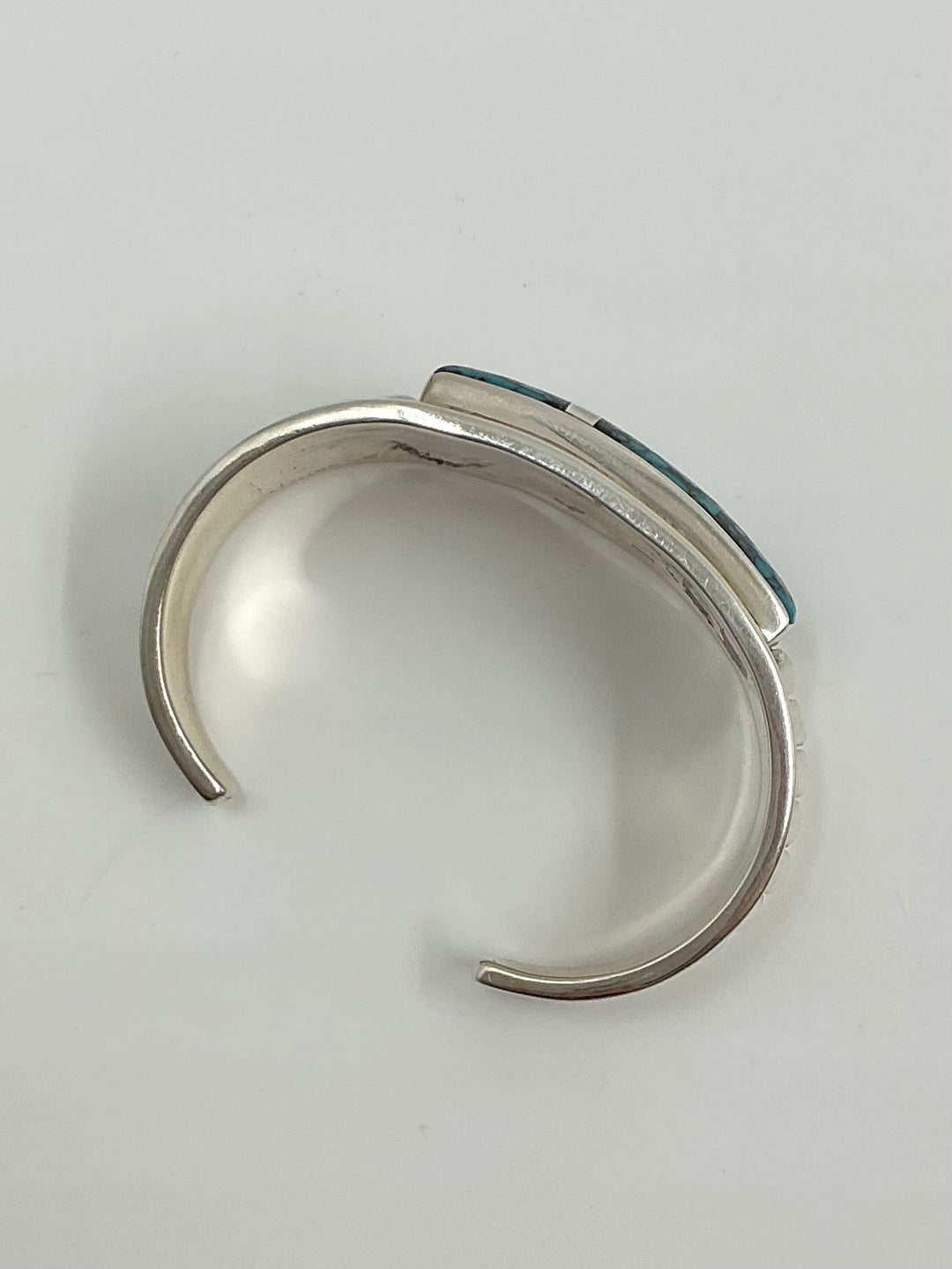 Vintage Inlaid Turquoise Cuff Bracelet
