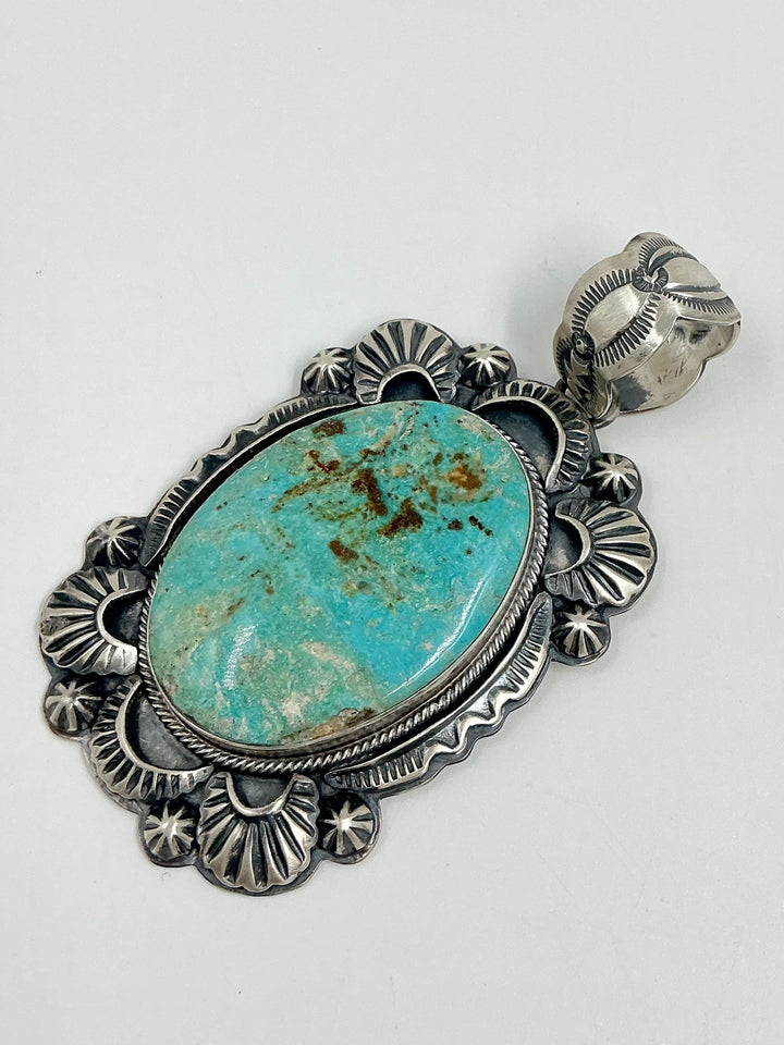 Navajo Kingman Turquoise Pendant
