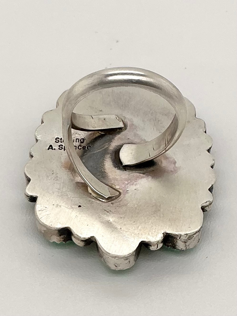 Navajo Sonoran Gold Flower Ring Adjustable
