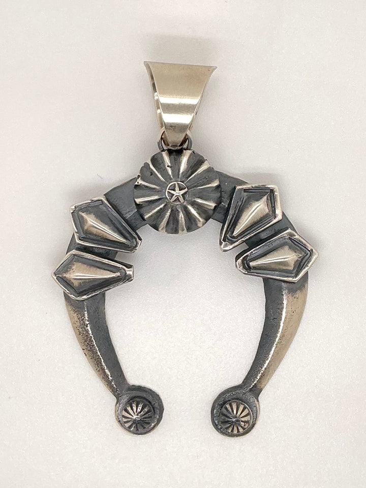 Navajo Silver Naja Pendant