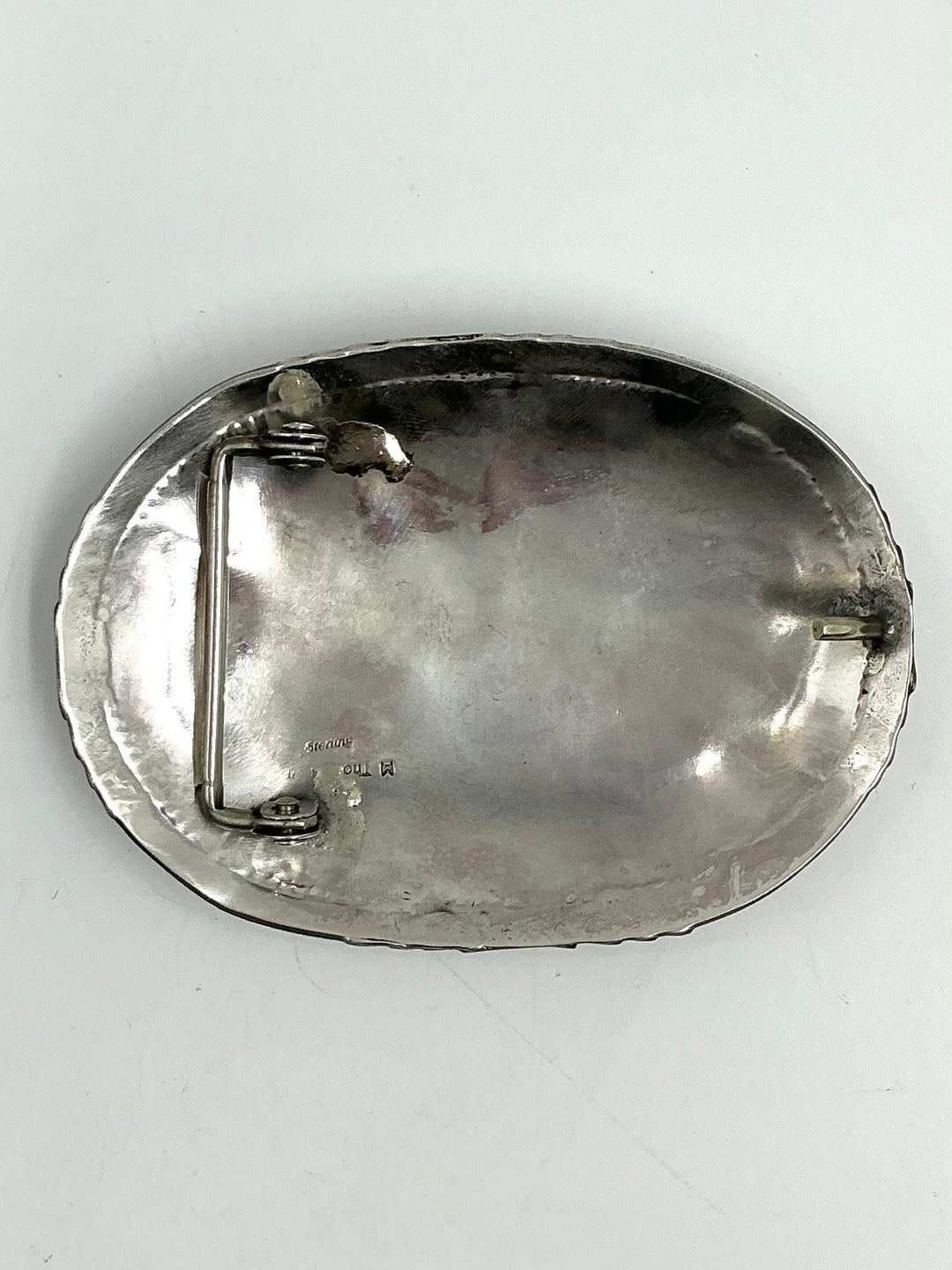 Navajo Traditional Leaf Design Belt Buckle