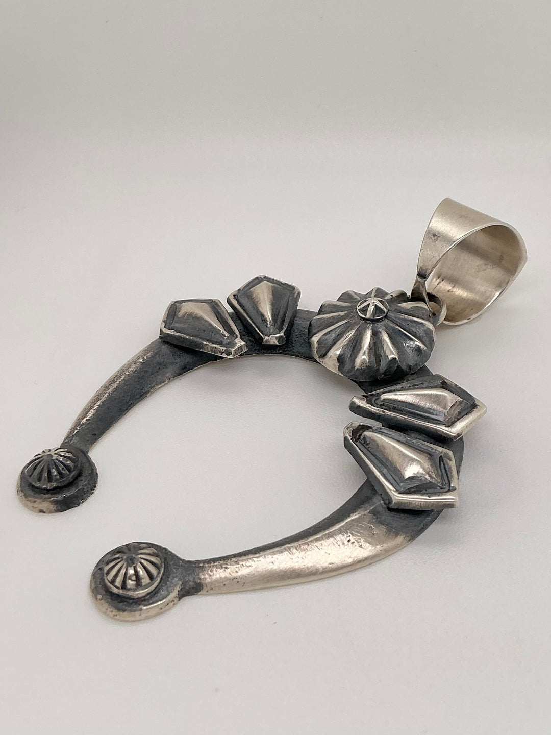Navajo Silver Naja Pendant