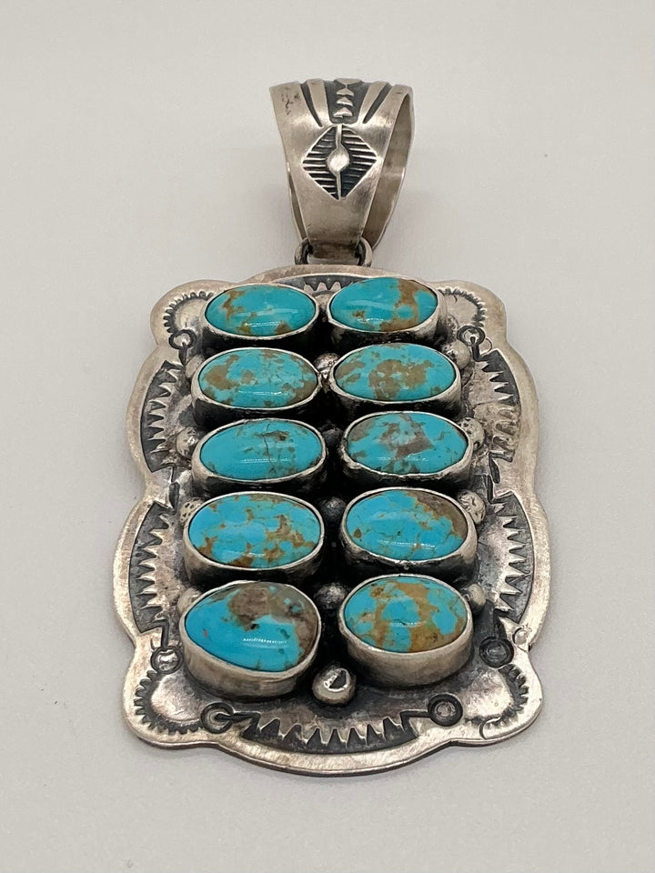 Navajo Kingman Rectangle Pendant