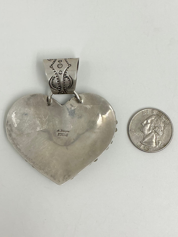 Vintage/Pawn Silver Heart Pendant