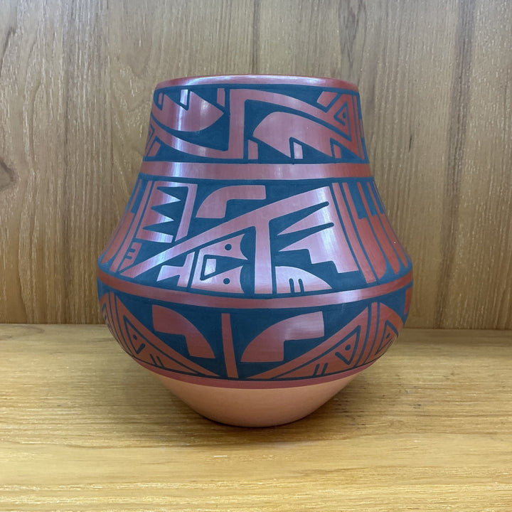Red Clay San Ildenfonso Pot by Erik Fender