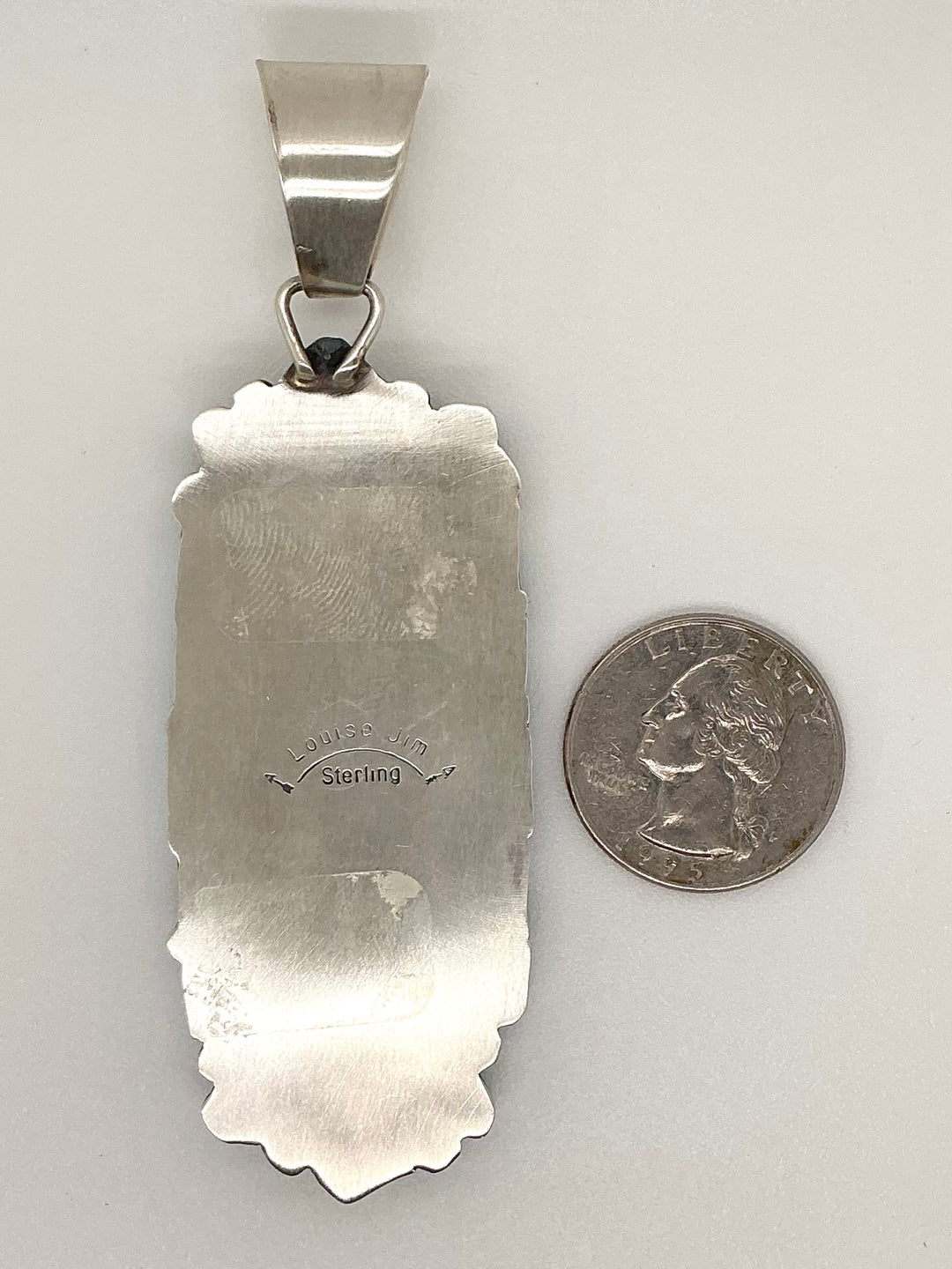 Navajo Kingman Turquoise Long Pendant