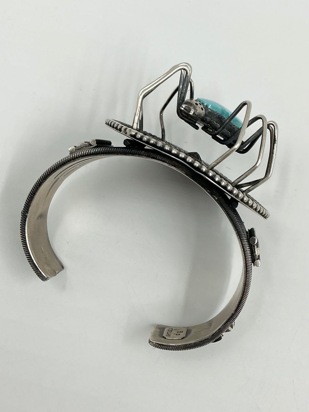 Vintage/Pawn Kingman Turquoise Spider Cuff Bracelet