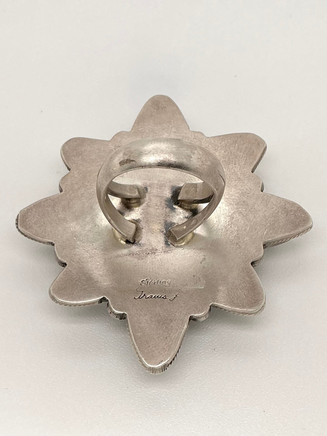 White Buffalo Flower Ring