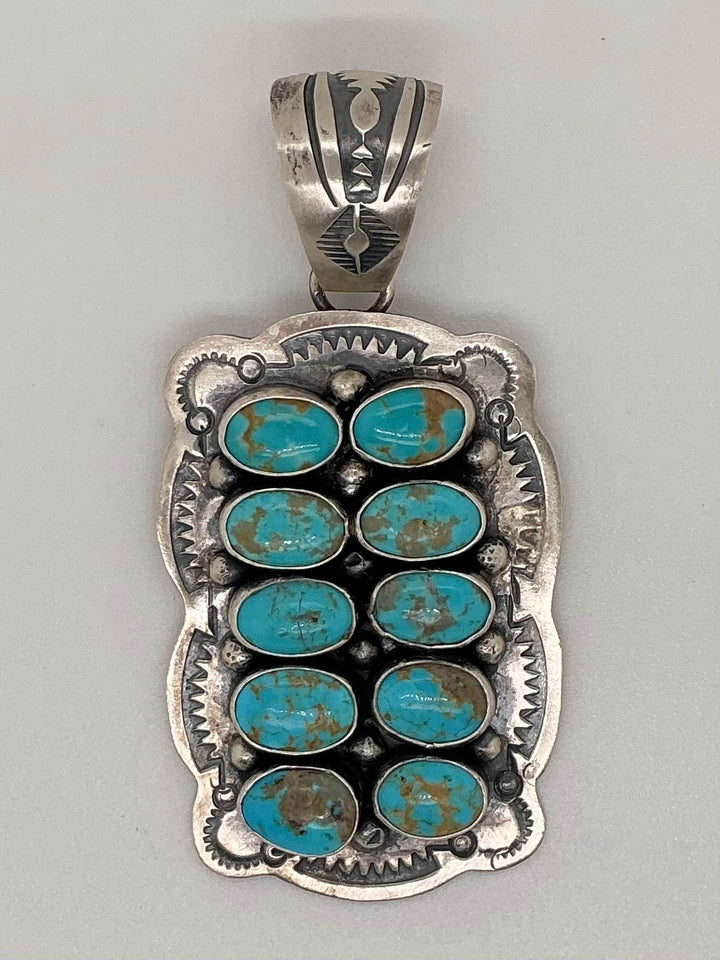 Navajo Kingman Rectangle Pendant