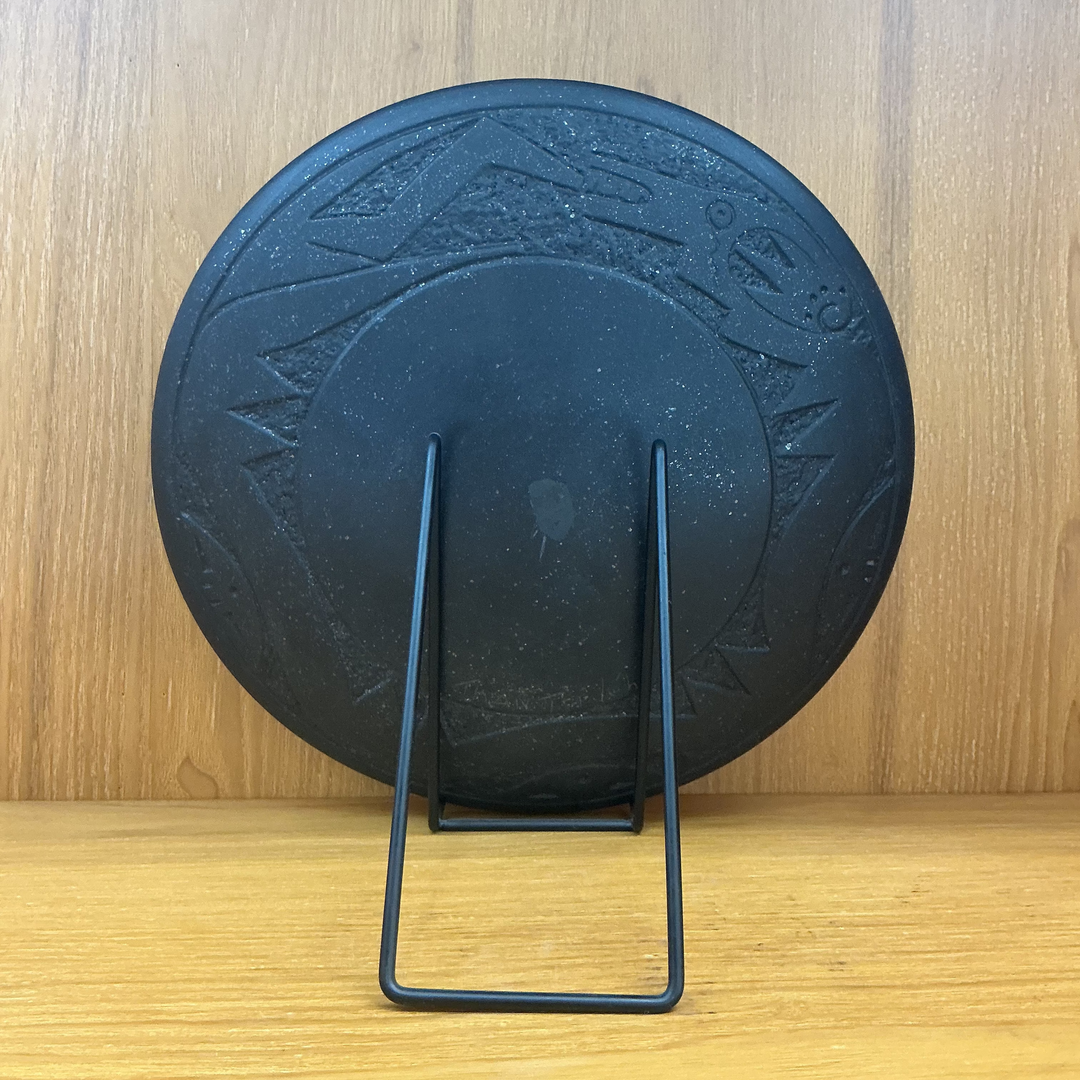 San Ildenfonso Honorable Mention Ribbon Winning Plate by Erik Fender