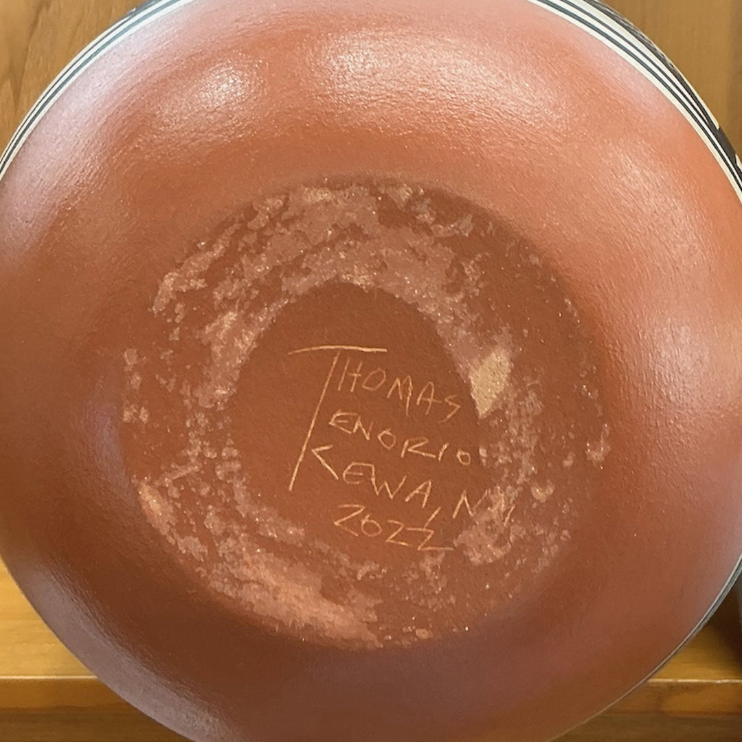 Thomas Tenorio Tall Flower Vase Kewa/Santo Domingo Pueblo
