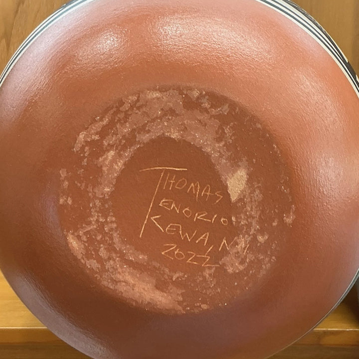 Thomas Tenorio Tall Flower Vase Kewa/Santo Domingo Pueblo