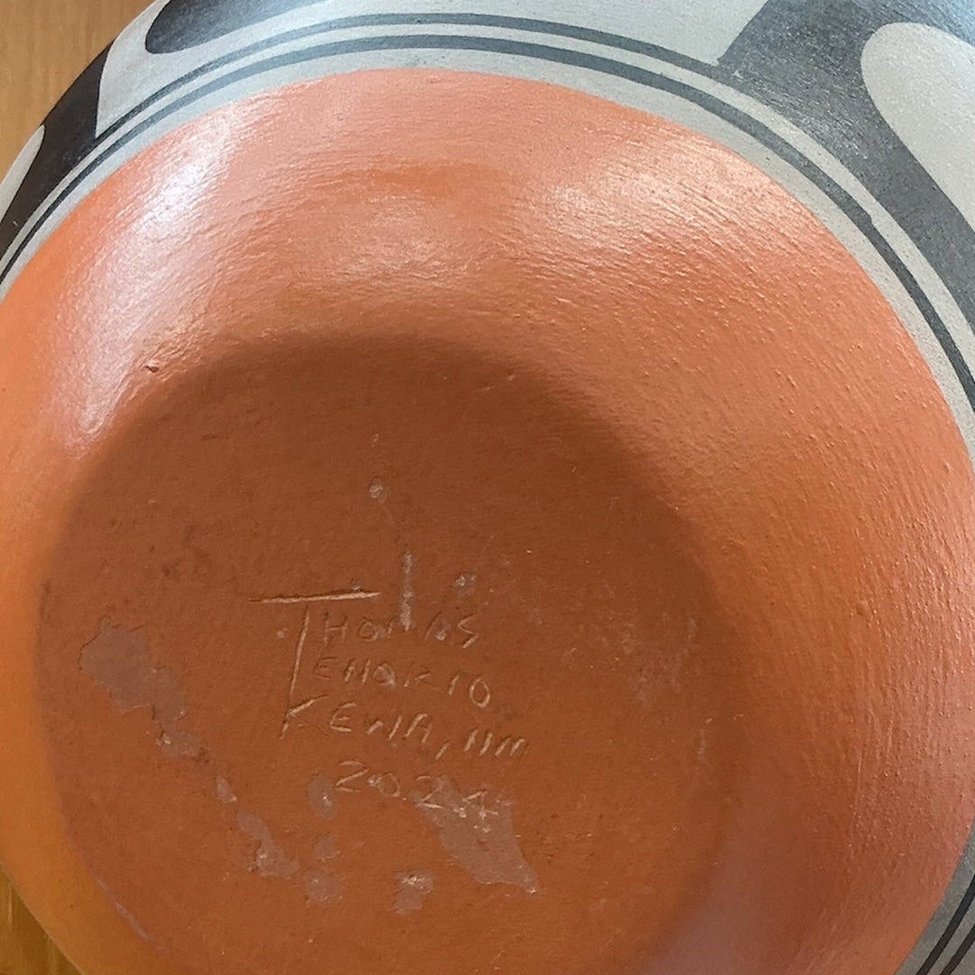 Thomas Tenorio Geometric Design Pot Kewa Pueblo Santo Domingo