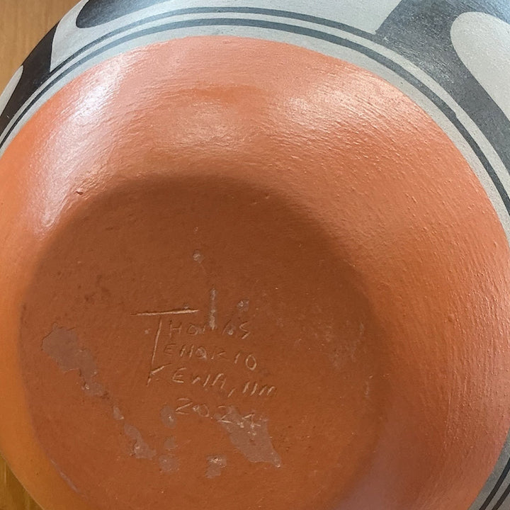 Thomas Tenorio Geometric Design Pot Kewa Pueblo Santo Domingo