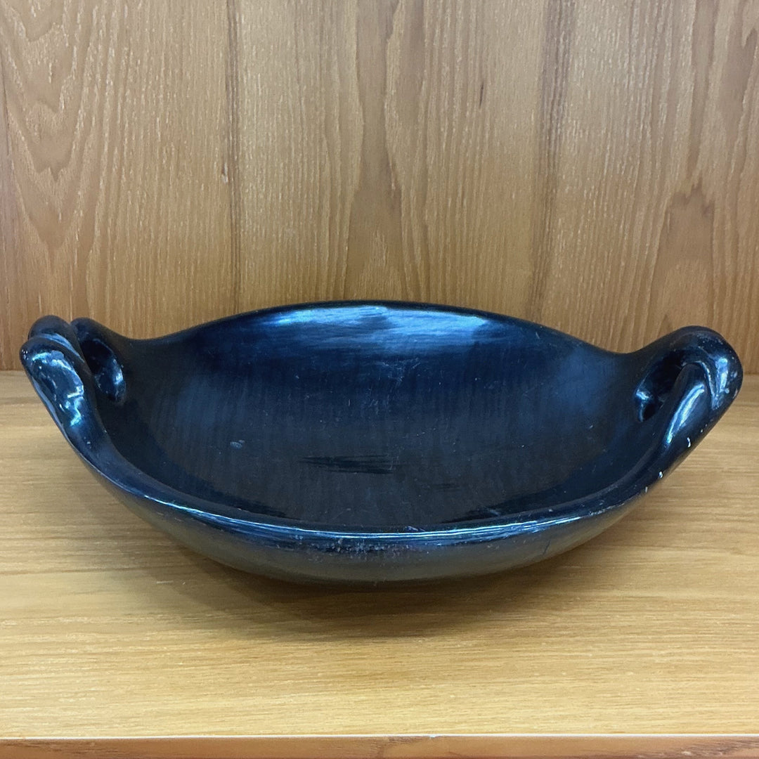 1950's Legoria Tafoya Black Clay Platter