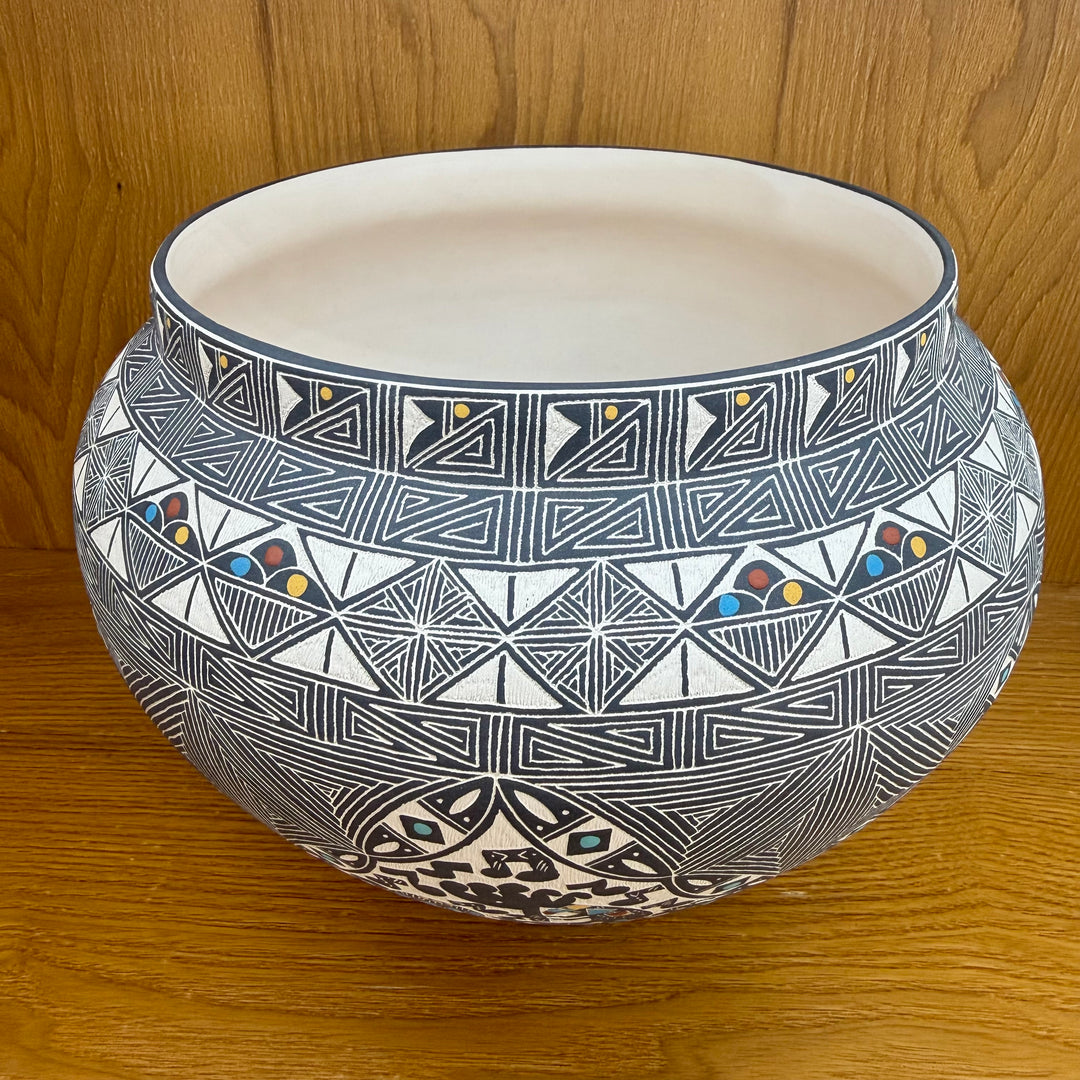 "Kokopelli The Flute Player" Pot by Marlene Tenorio Santa Ana Pueblo