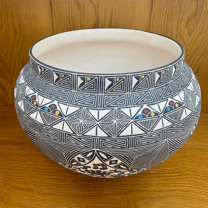 "Kokopelli The Flute Player" Pot by Marlene Tenorio Santa Ana Pueblo