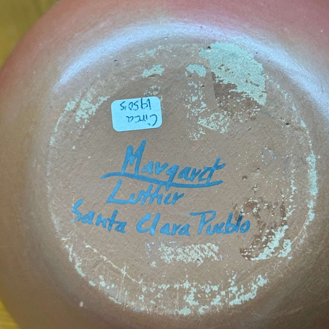 1950’s Margaret and Luther Gutierrez Pot Santa Clara Pueblo