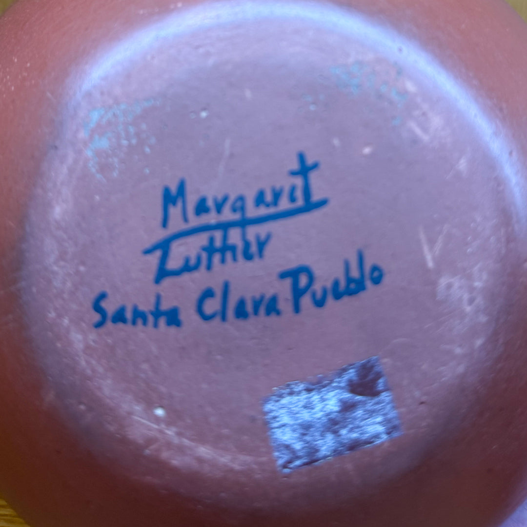 Margaret and Luther Gutierrez Pot Santa Clara Pueblo
