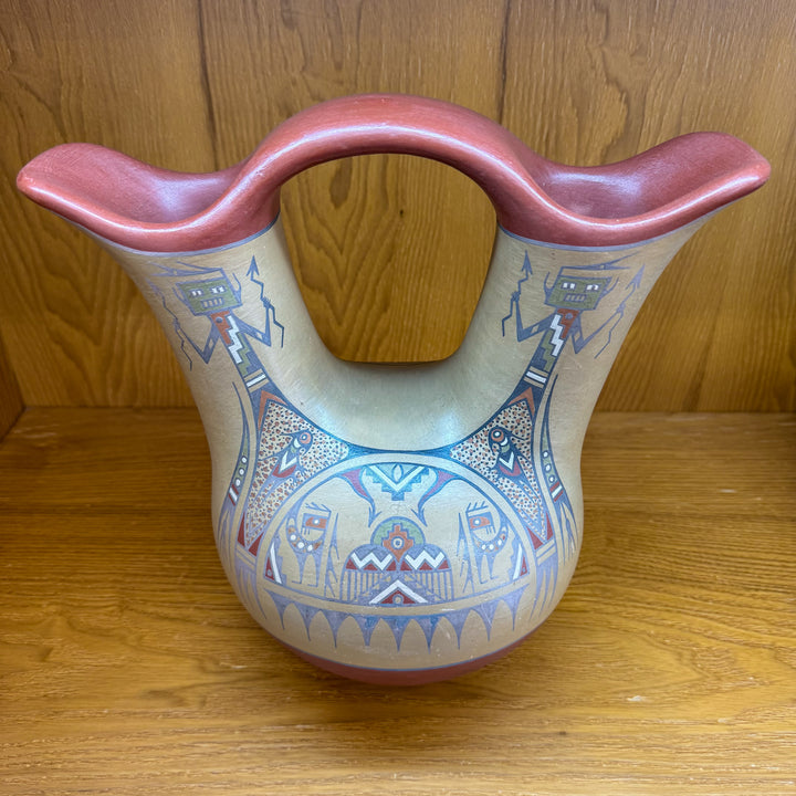 Margaret and Luther Gutierrez Native American Wedding Vase Santa Clara Pueblo