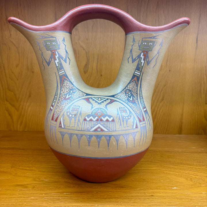 Margaret and Luther Gutierrez Native American Wedding Vase Santa Clara Pueblo