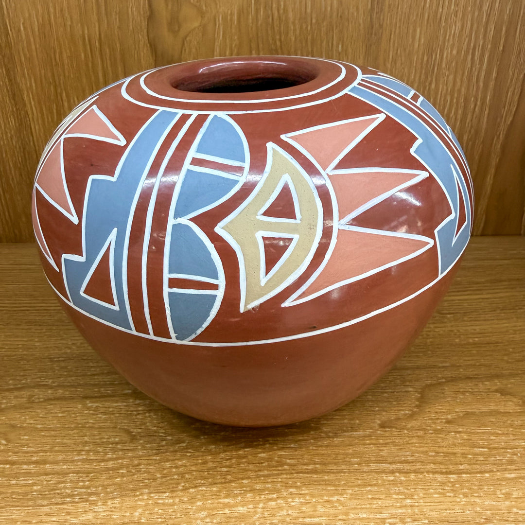 Santa Clara Multi-Color Pot by Belen Tapia