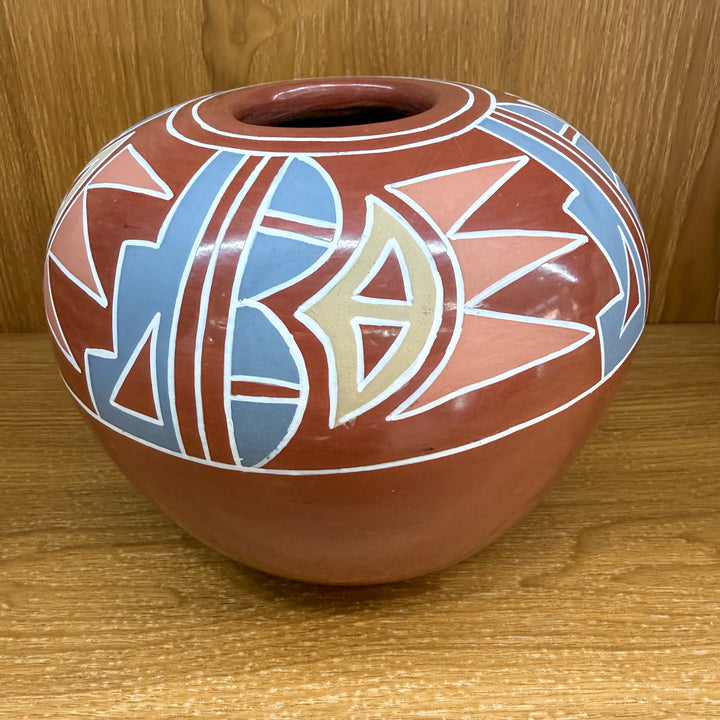 Santa Clara Multi-Color Pot by Belen Tapia