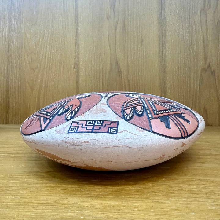 Hopi Multi Color Seed Pot by Delmar Polacca