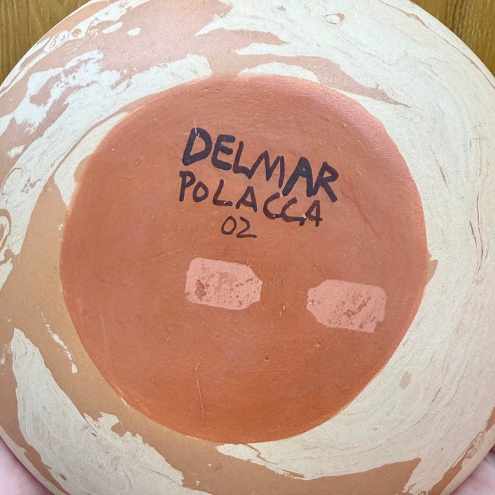 Hopi Multi Color Seed Pot by Delmar Polacca