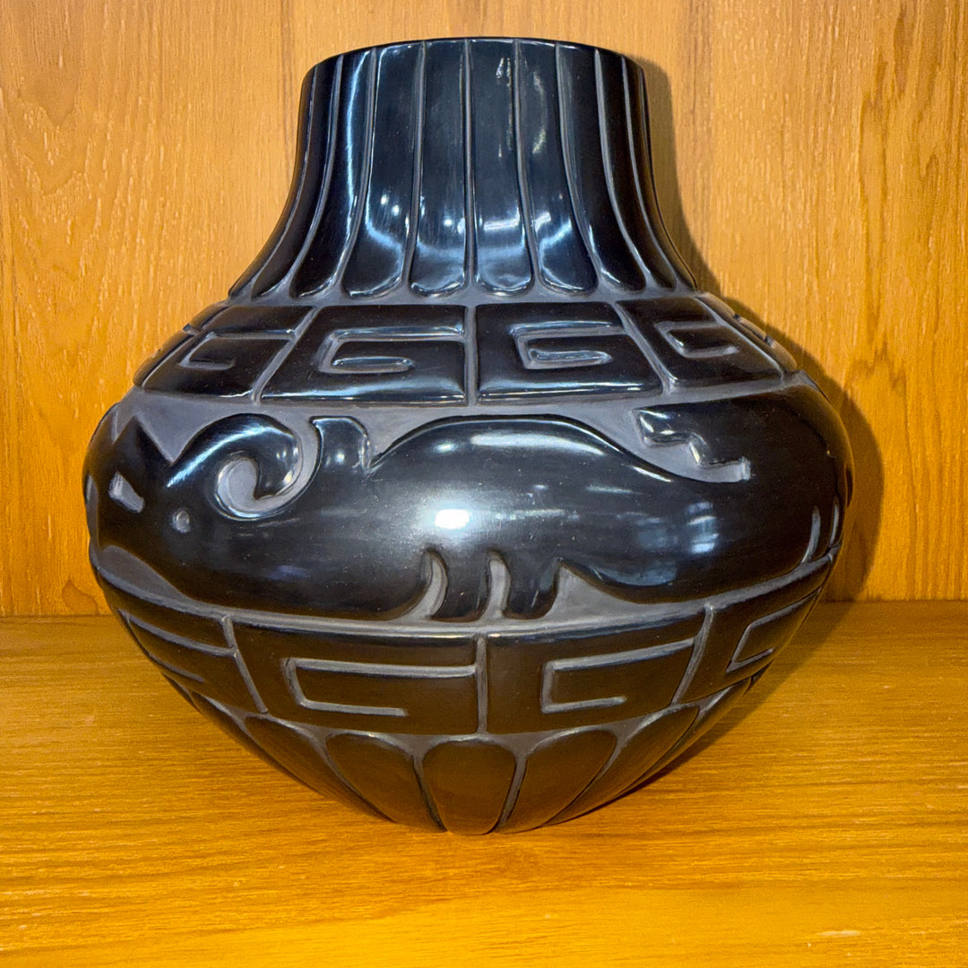 Linda Tafoya Avanyu Serpent Pot Santa Clara Pueblo