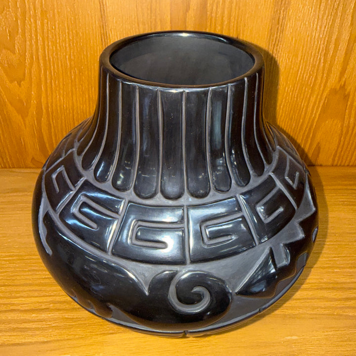 Linda Tafoya Avanyu Serpent Pot Santa Clara Pueblo