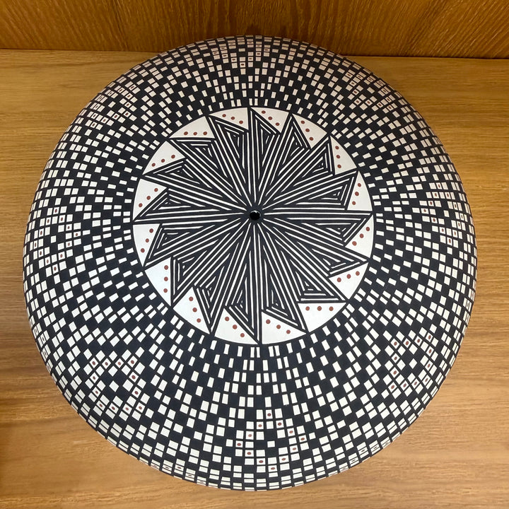 Acoma Pueblo Intricate Seed Pot by A. Chino