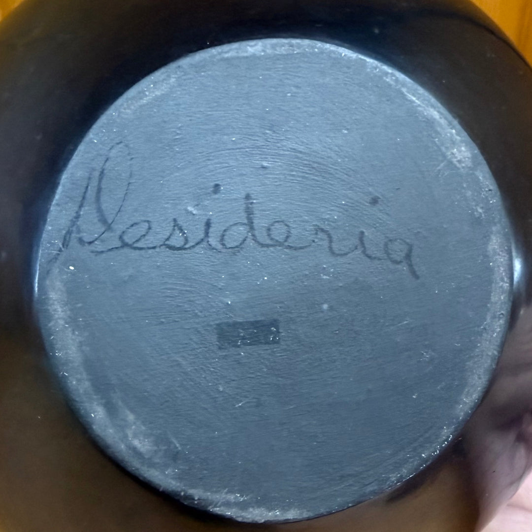 San Ildenfonso Avanyu Pot by Desideria Montoya Sanchez