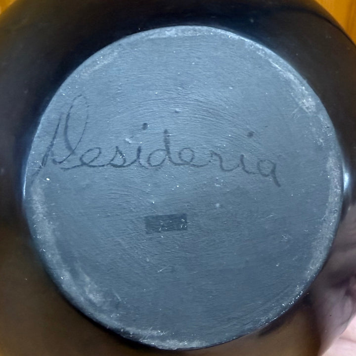 San Ildenfonso Avanyu Pot by Desideria Montoya Sanchez