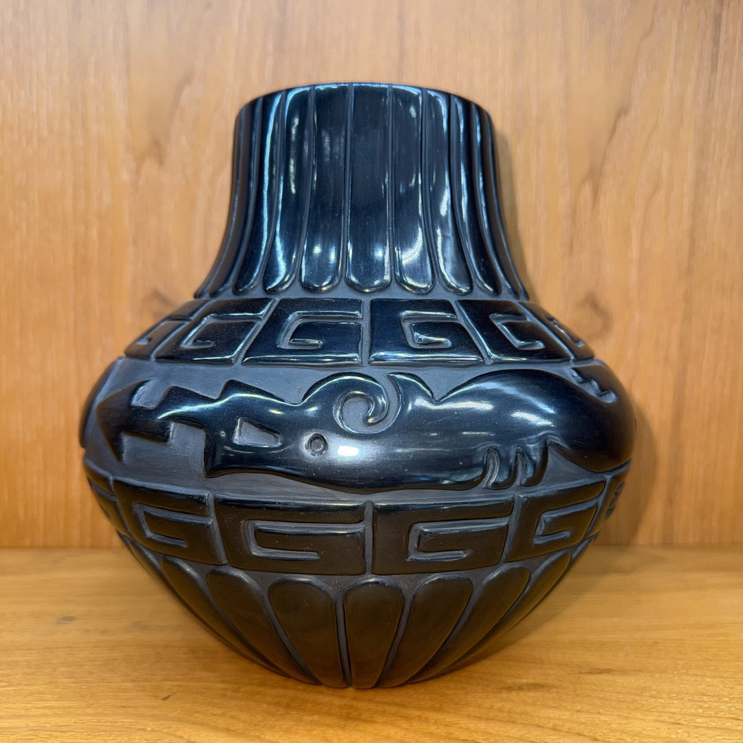 Santa Clara Pot by Linda Tafoya Sanchez