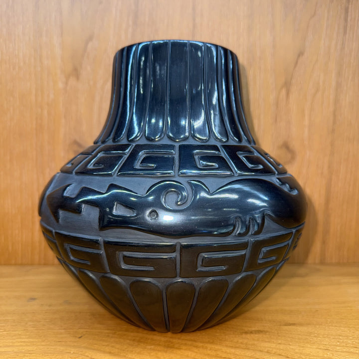 Santa Clara Pot by Linda Tafoya Sanchez