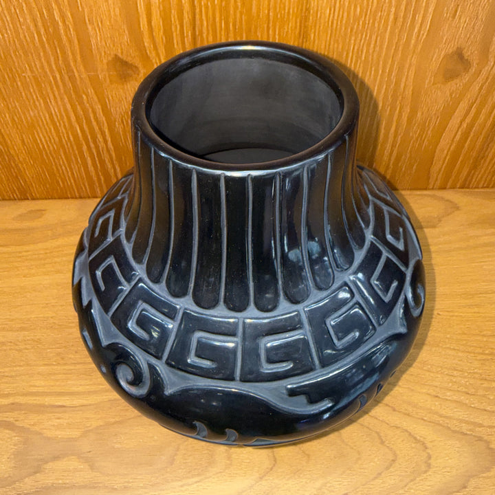Santa Clara Pot by Linda Tafoya Sanchez