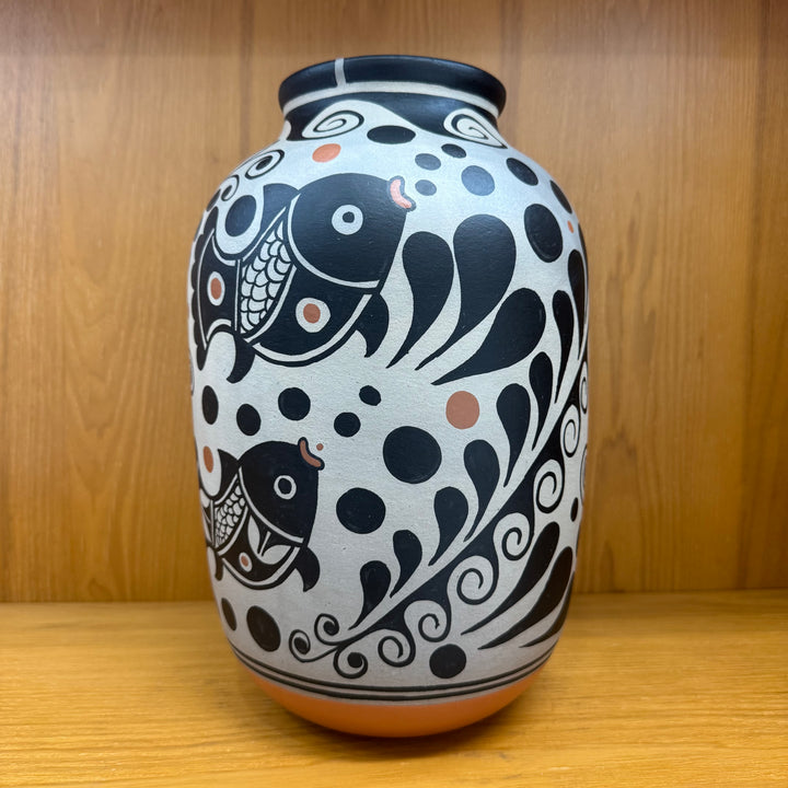 Thomas Tenorio Fish Pot Kewa Pueblo Santo Domingo